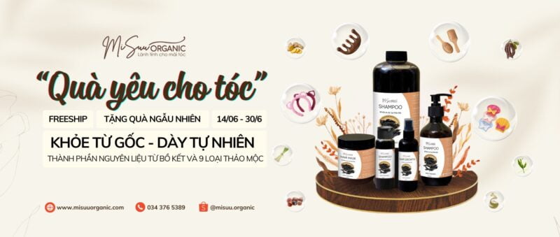 MiSuu Organic - Trọn Thiên Nhiên Lành Mái Tóc